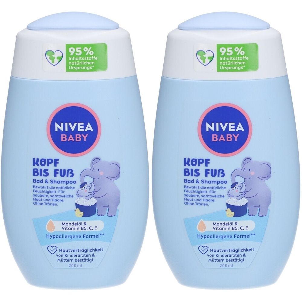 NIVEA® BABY Head to Toe Bath & Shampoo 400 ml