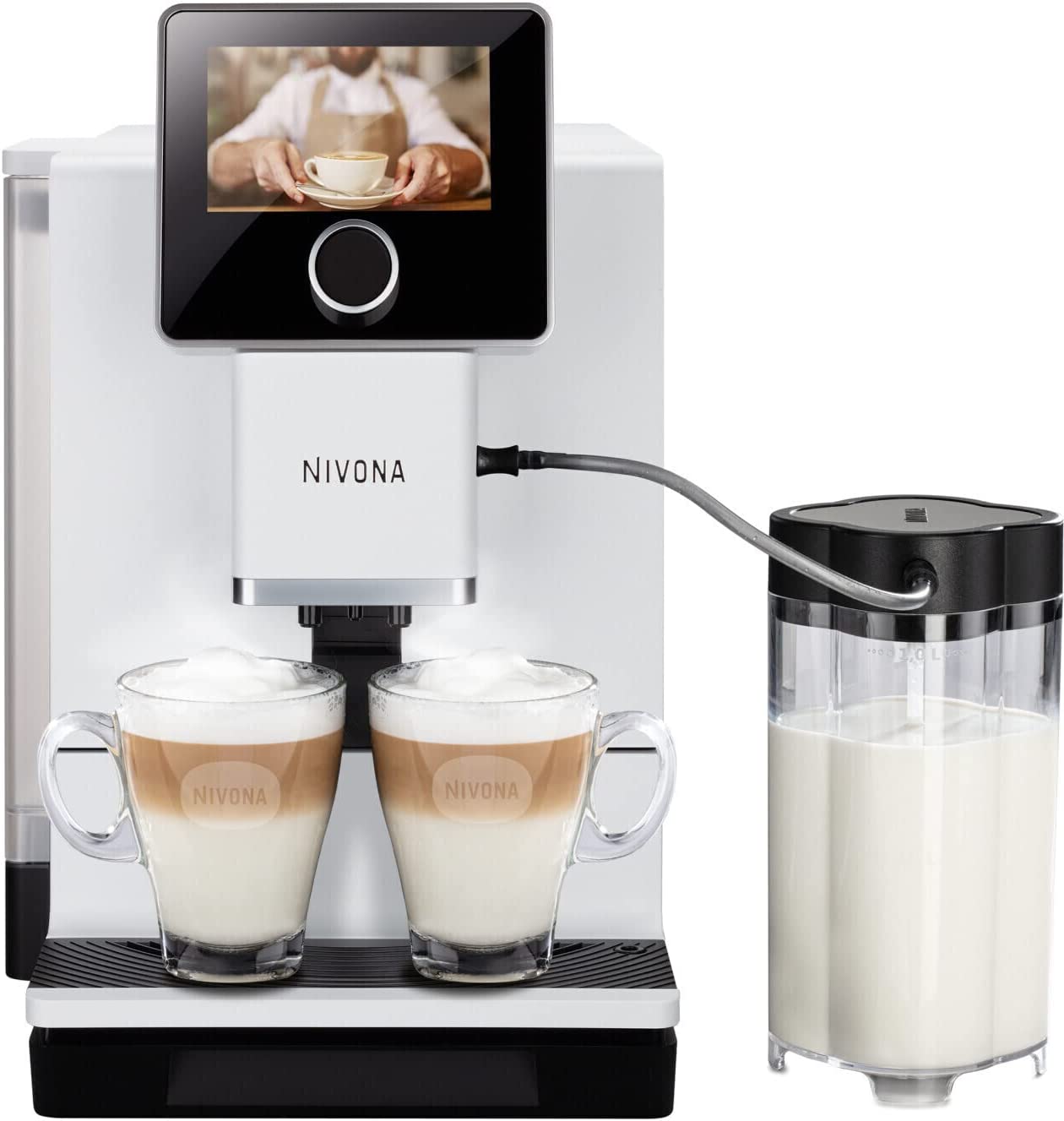 Nivona NICR965 NICR 965 Coffee Machine Special Model in White / Chrome White