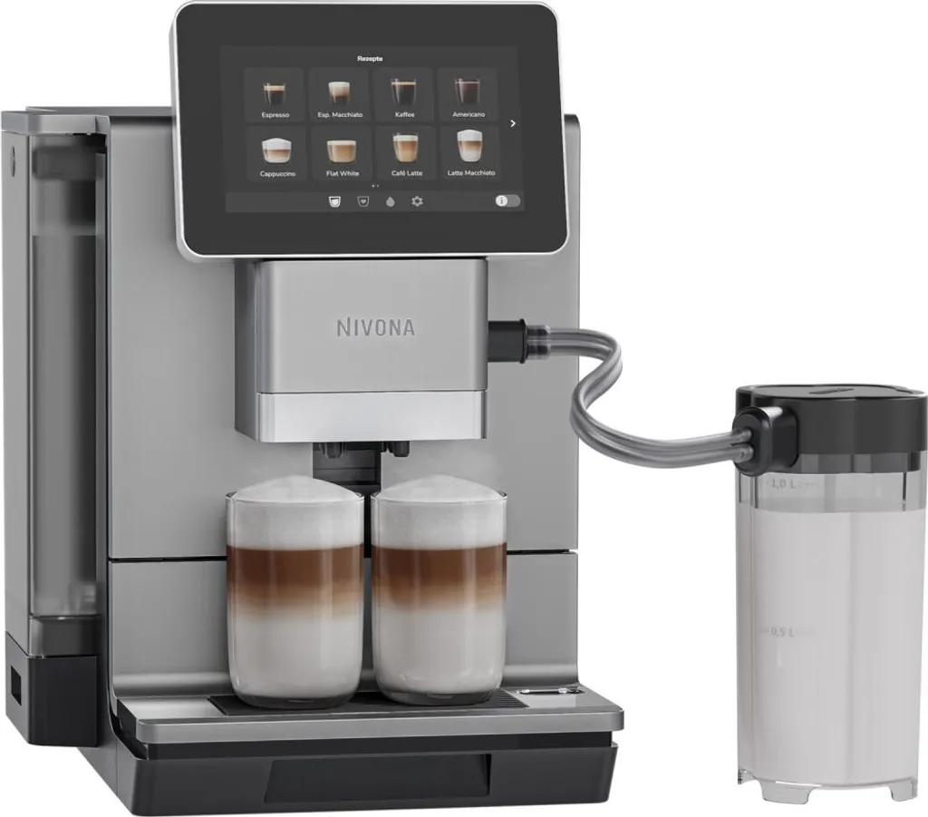 Nivona NIVO 9103, Espresso machine, 2.2 l, Ground coffee, Built-in grinder, 1465 W, Grey