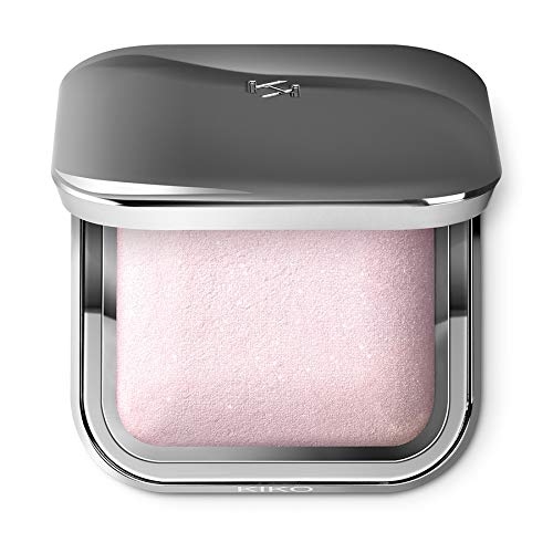 Kiko Milano Glitter baked highlighter, baked highlighter for the face with glitter fini, 