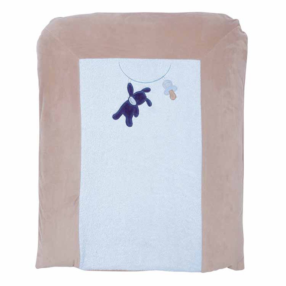 Nattou Alex and Bibou Donkey Changing Mat 65 x 60 cm Blue/Beige