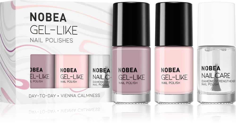 NOBEA Day-to-Day Vienna Calmness Set Set with nail polishes