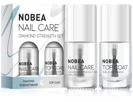 NOBEA Nail Care Diamond Strength Set Set with nail polishes Diamond strength set
