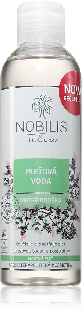 Nobilis Tilia Face Lotion Thymus soothing facial toner for oily skin 200ml
