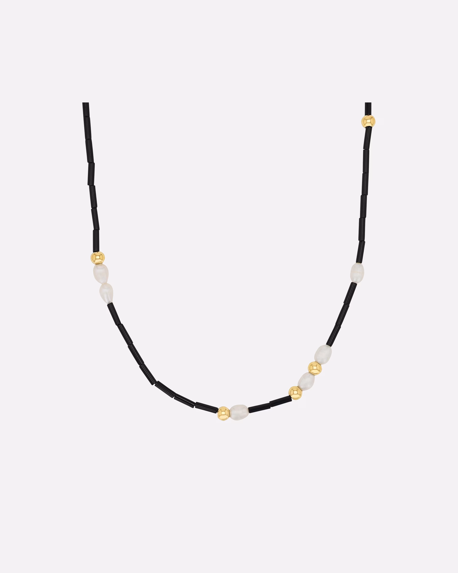 NOELANI necklace necklace for women, stainless steel, steel beads, freshwater cultured pearl, glass pearl