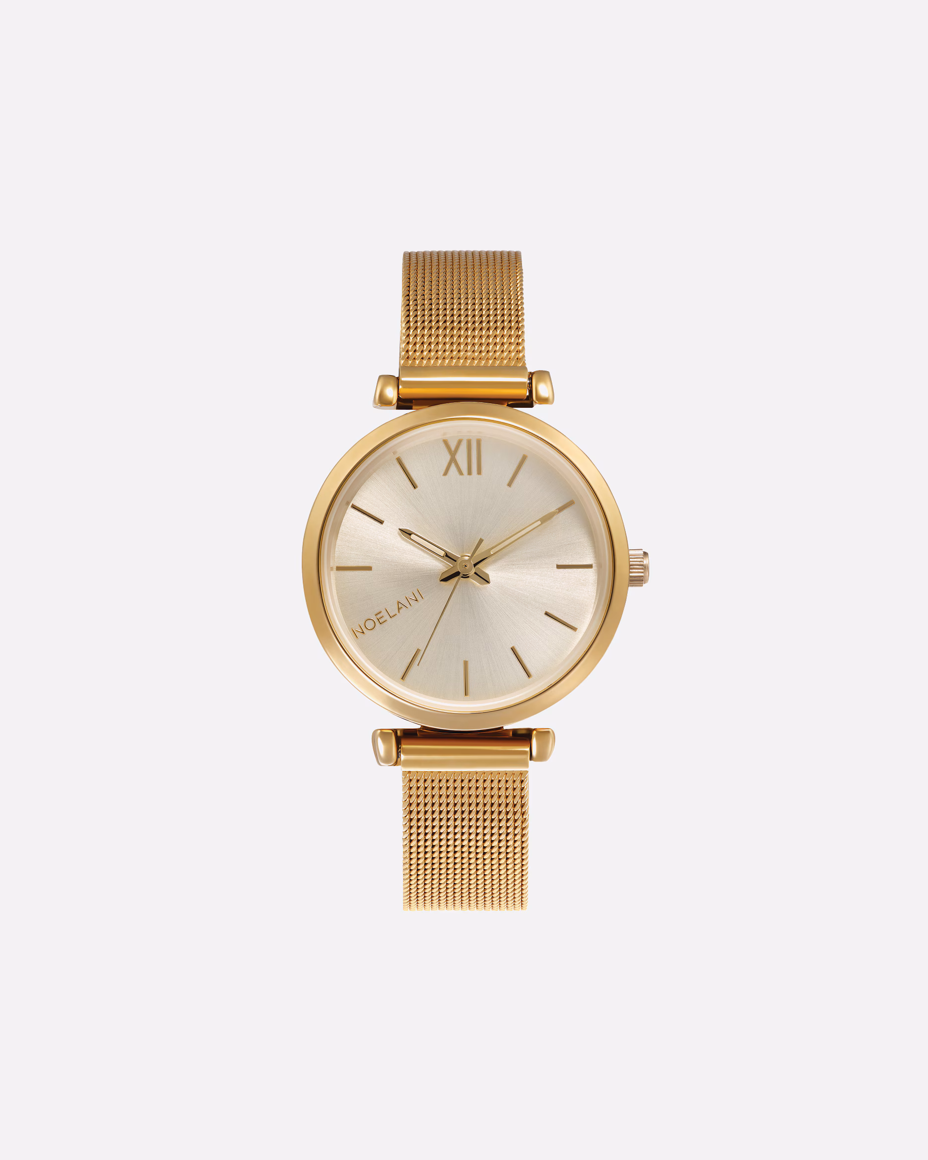 NOELANI watch quartz watch for women, stainless steel IP gold