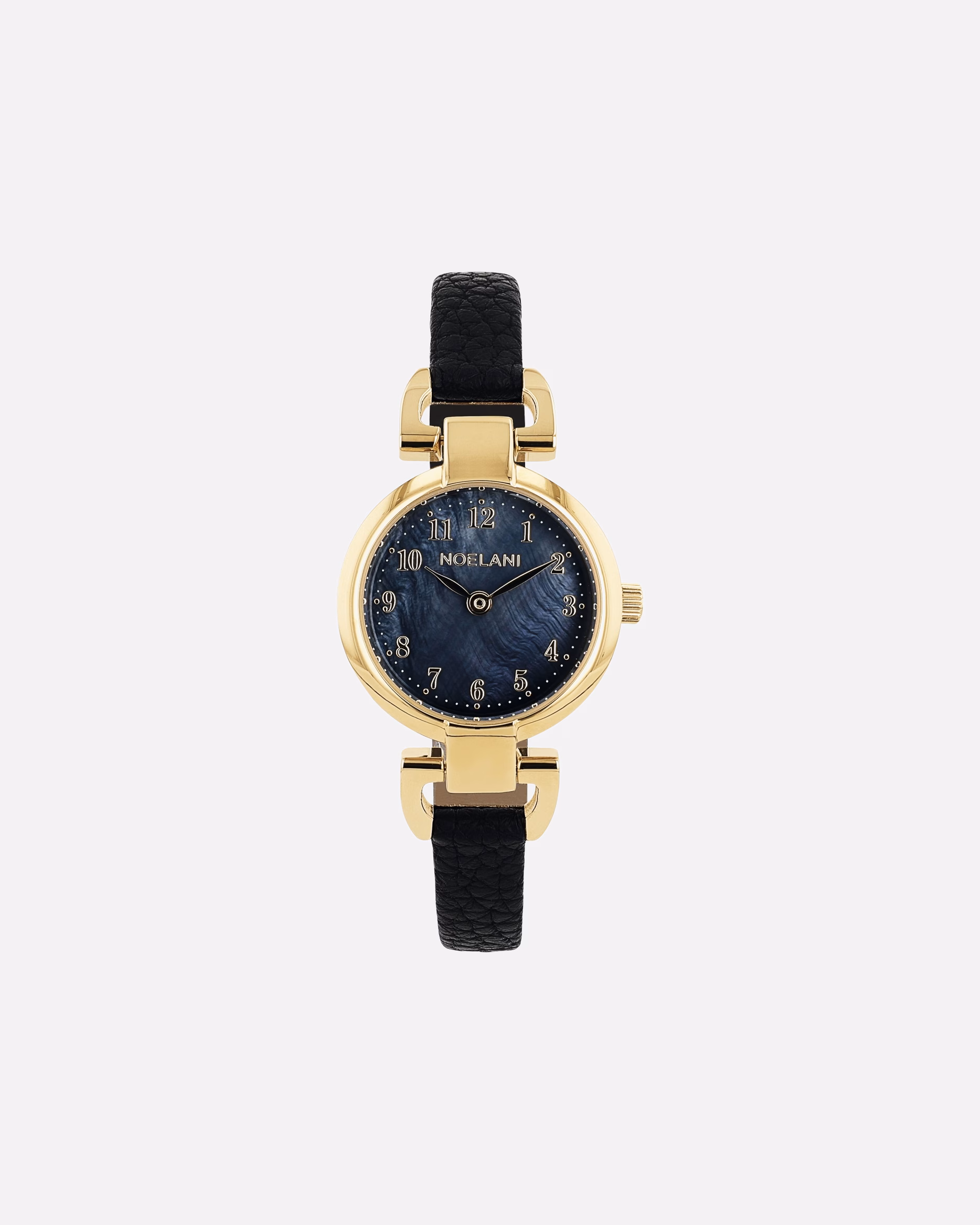 NOELANI watch quartz watch for women, stainless steel IP gold | PU/artificial leather
