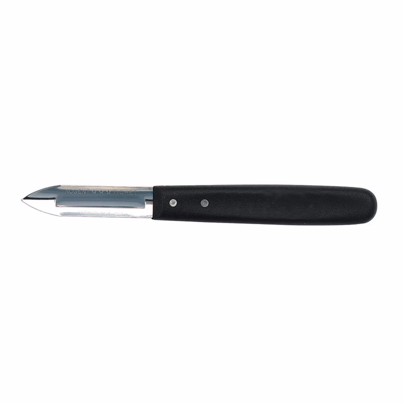 NOGENT Single-blade peeler, black, stainless steel