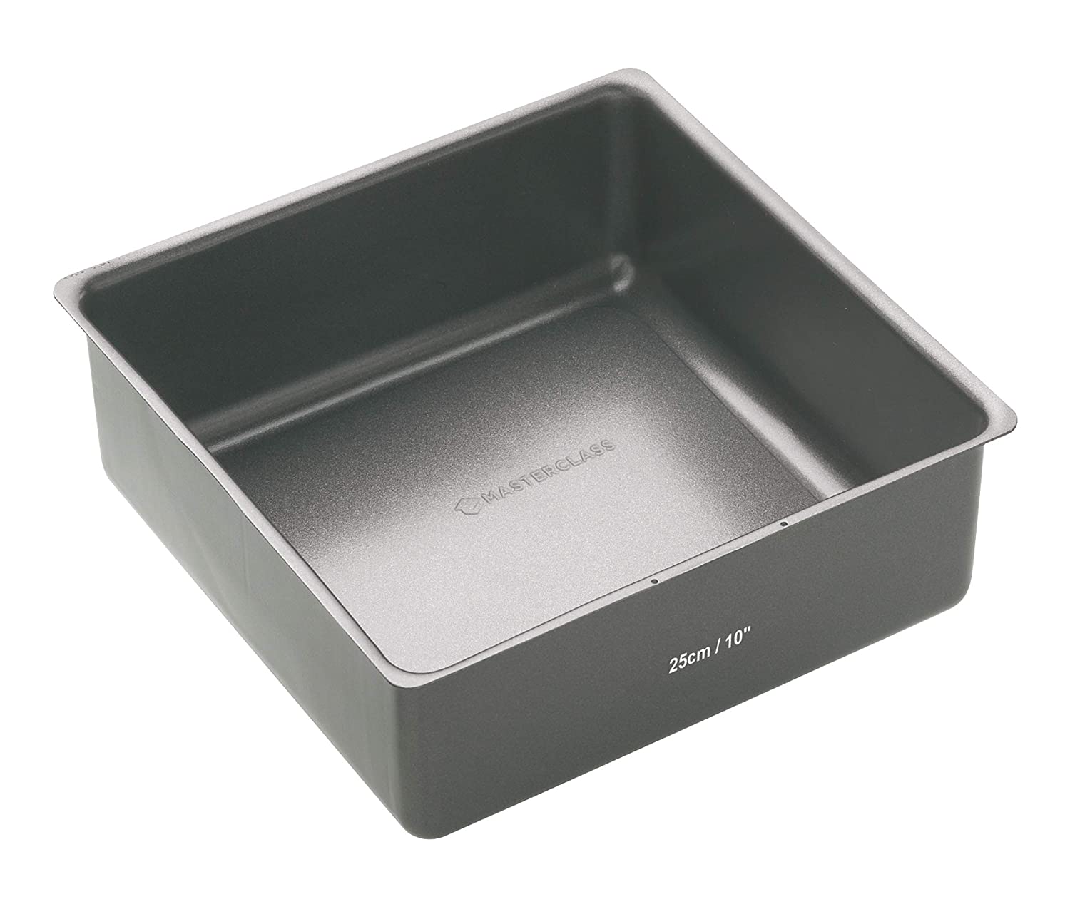 Master Class Non-Stick Deep Square Cake Tin with Loose Base, 25 cm (10\")