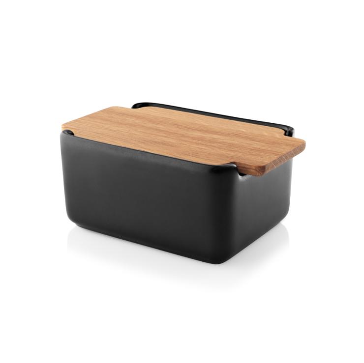 EVA SOLO Nordic kitchen butter can oak cover 10 x 15cm