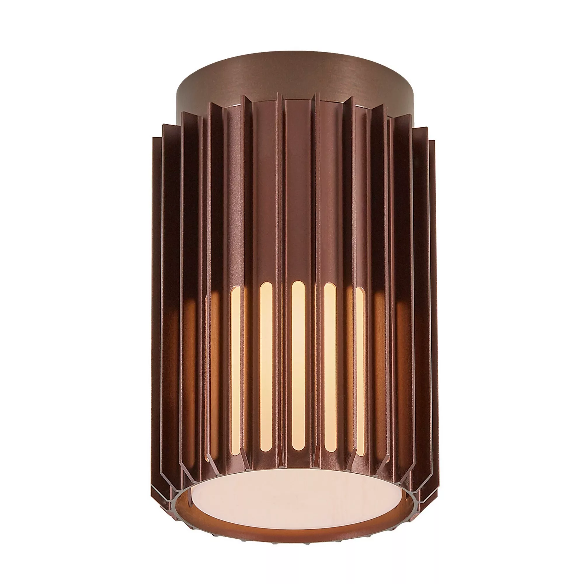 Nordlux outdoor ceiling light 12.4/18.8 cm, Brown