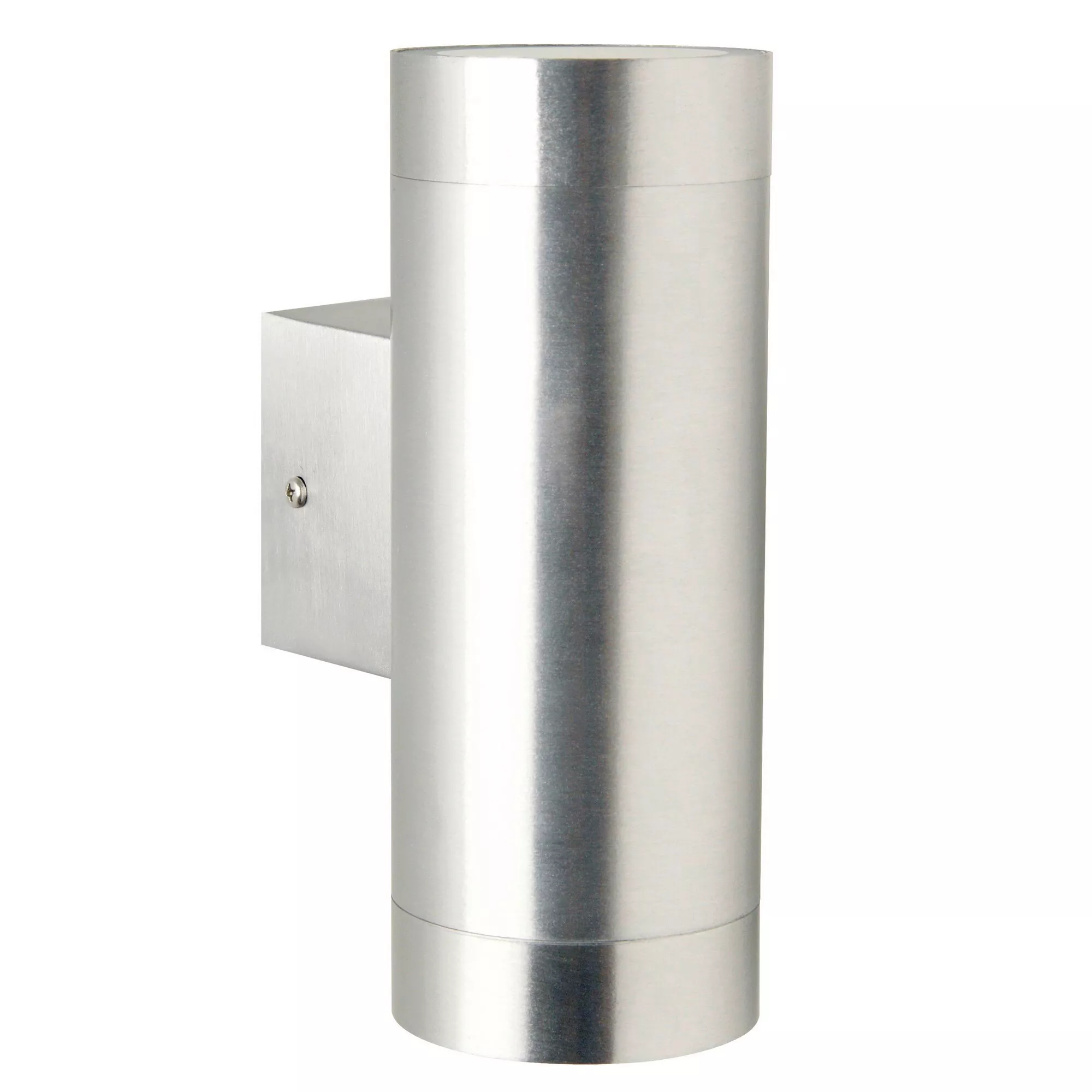 Nordlux outdoor wall light 7.6/19 cm, Aluminum color