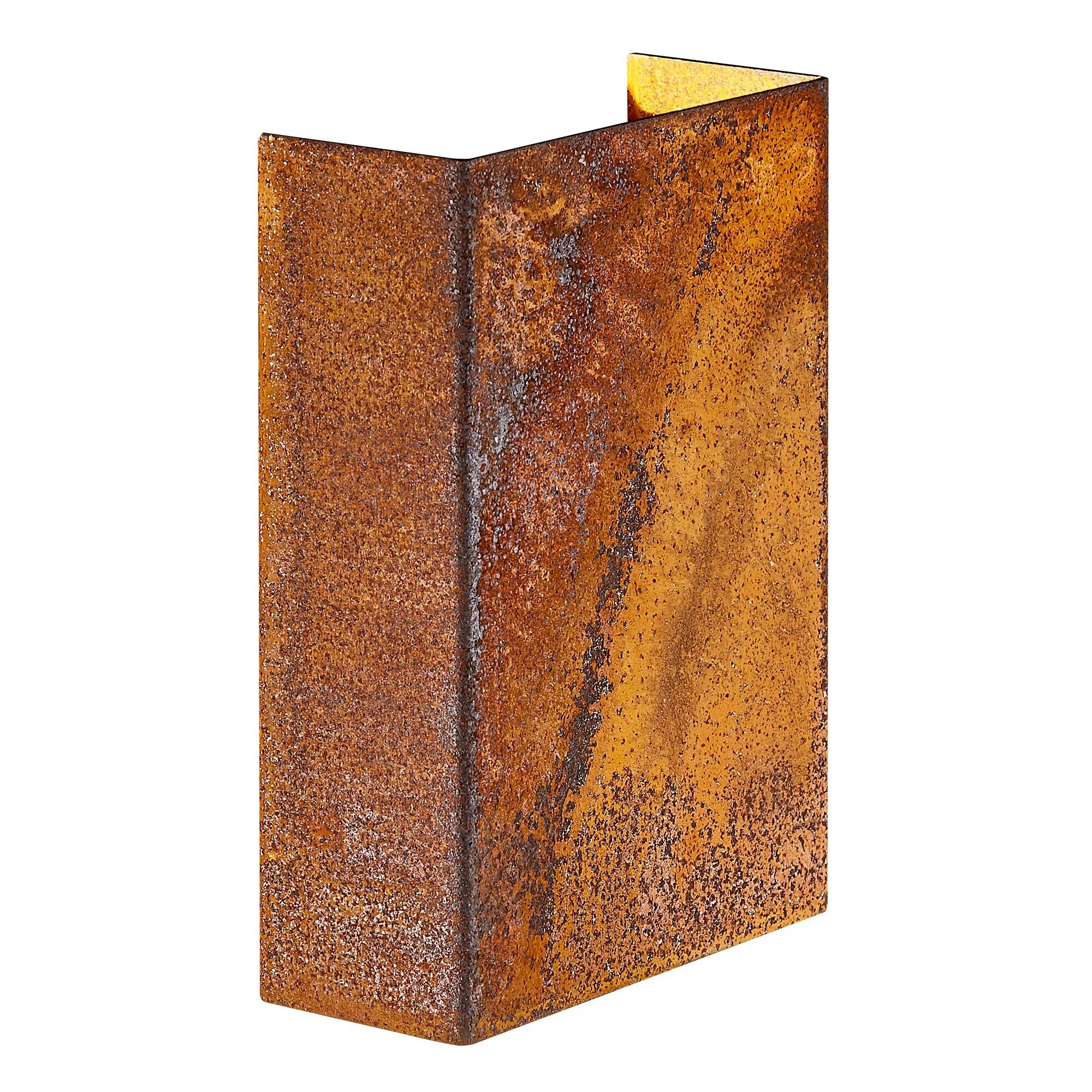 Nordlux Outdoor Wall Light Fold 10.5/5/14.8 cm, Rust-colored