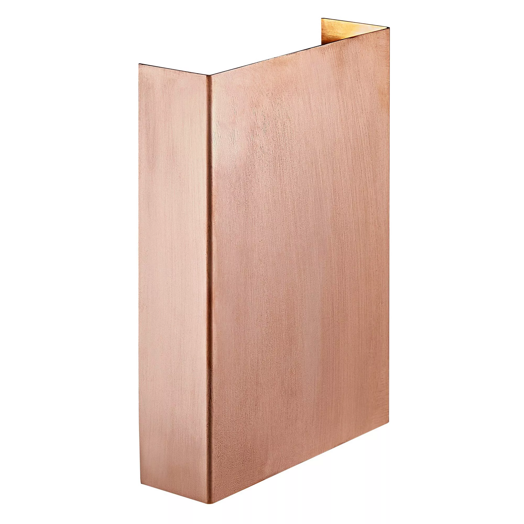 Nordlux Outdoor Wall Light Fold 14.8/21/4.5 cm, copper-colored