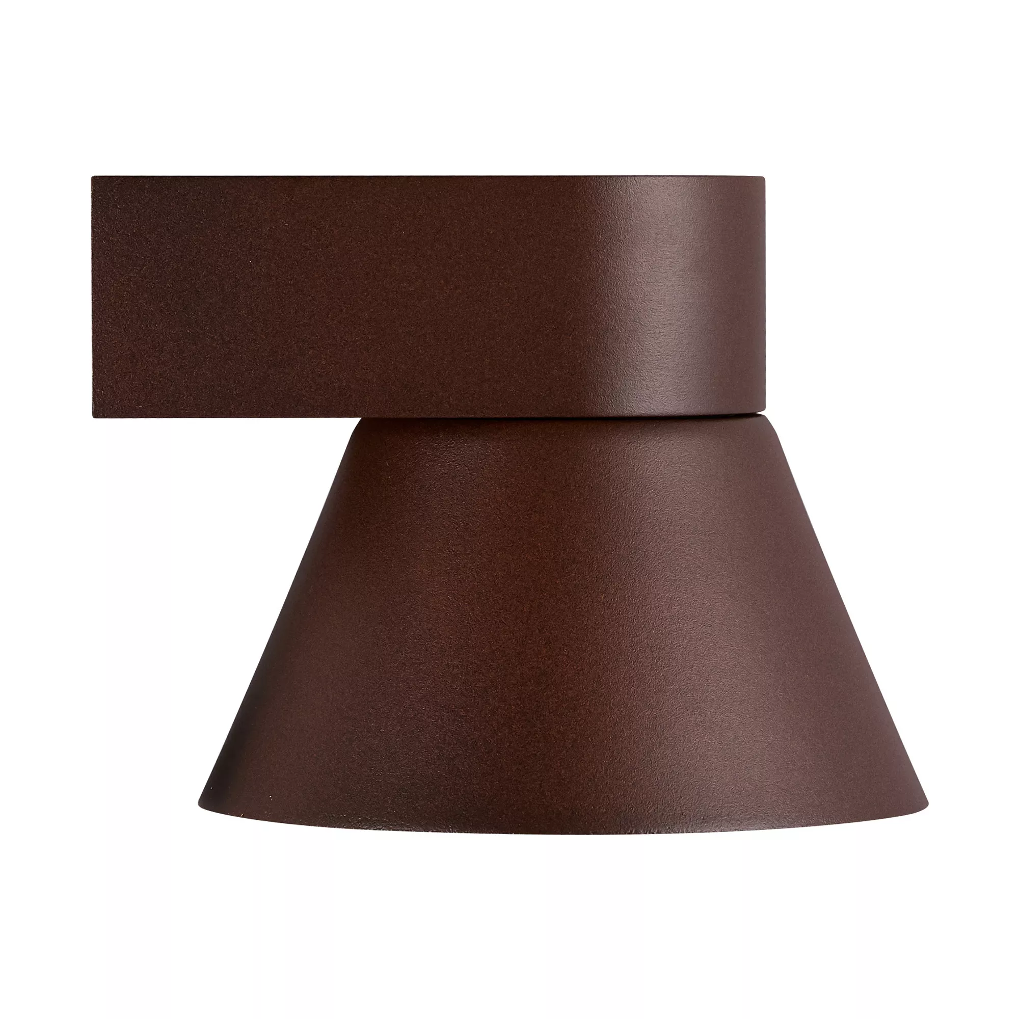 Nordlux outdoor wall light Kyklop 17.5 cm, Rust-colored