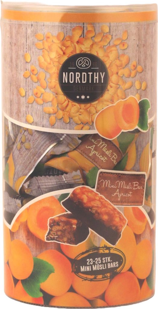 Nordthy Mini Muesli Bars Apricot 23-25 ​​pieces 400g