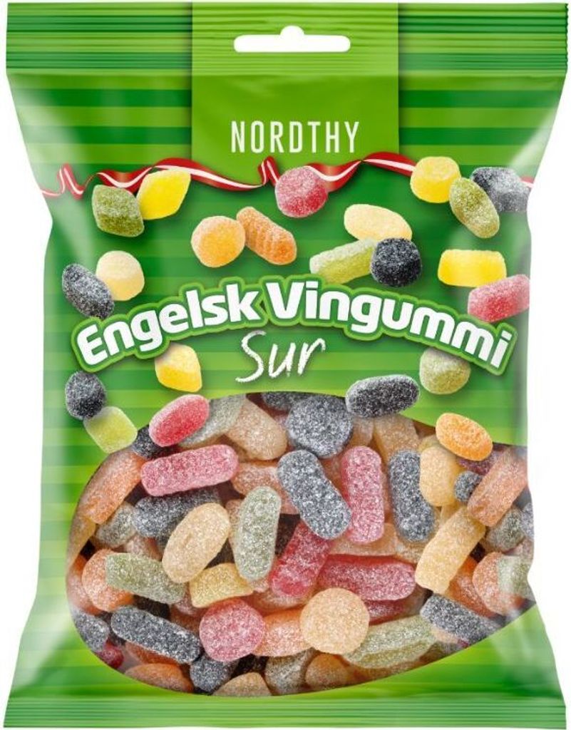 Nordthy Sour English Winegums 800g