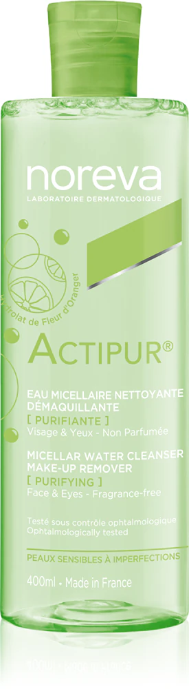 Noreva Actipur Micaller Water Cleanser micellar water for make-up removal
