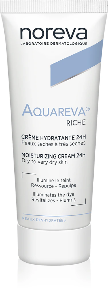 Noreva Aquareva Rich Moisturizing Cream 24h nourishing cream for intensive hydration