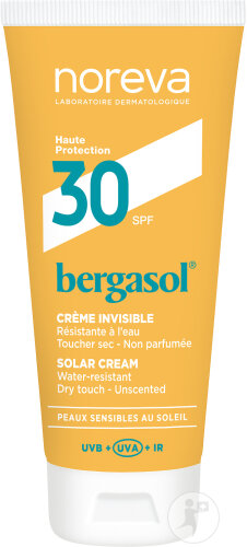 Noreva Bergasol Invisible Cream SPF30 Tube 50ml