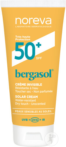 Noreva Bergasol Invisible Cream SPF50+ Tube 50ml