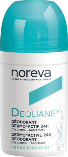 Noreva Deoliane Deodorant Roll-On Dermo-Active 24h bottle 50ml