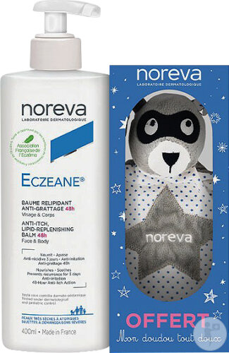Noreva Eczeane 48h anti-itch balm unscented pump bottle 400ml