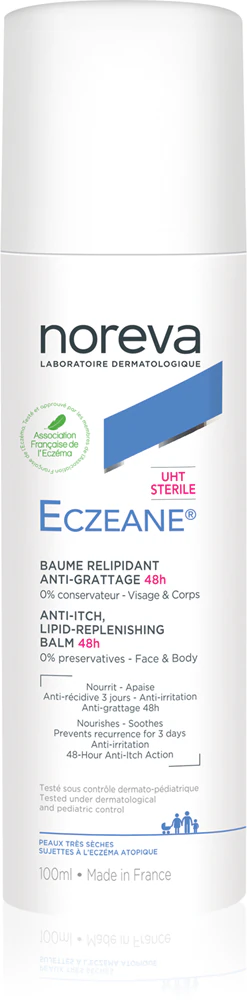 Noreva Eczeane Anti-Itch Lipid-Replenishing Balm 48H Soothing balm for dry to atopic skin