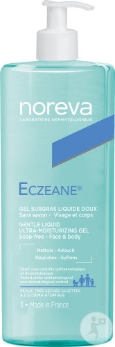 Noreva Eczeane Mild Liquid Moisturizing Gel Very Dry Skin Atopic Eczema 1000ml