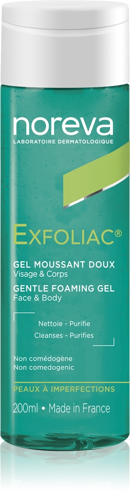 Noreva Exfoliac Gentle Foaming Gel gentle foam gel for impure skin