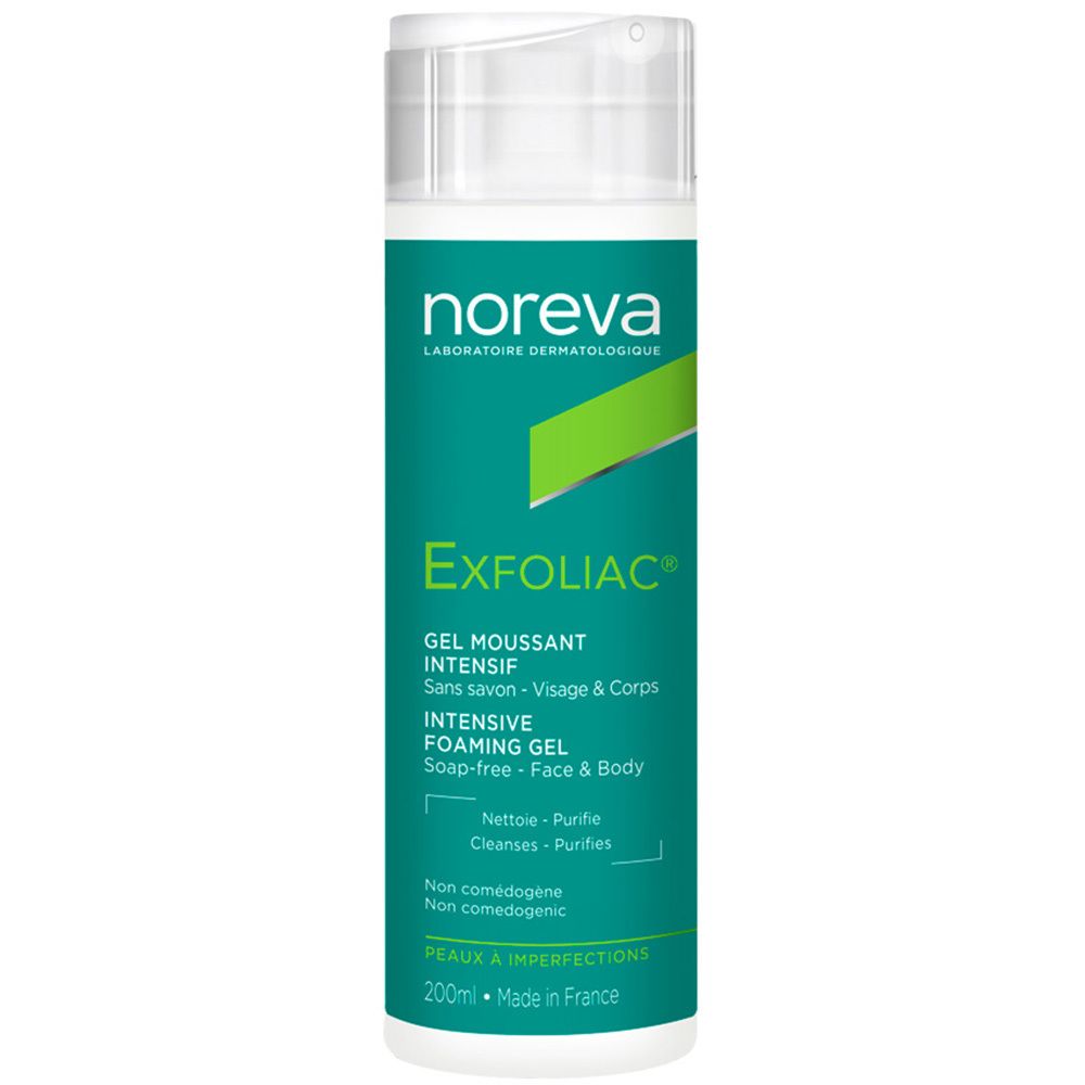 noreva Exfoliac® cleansing gel 200 ml
