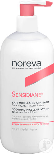 Noreva Sensidiane Dermo-Cleansing Micellar Milk Pump Bottle 500ml
