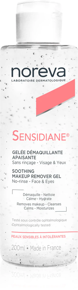 Noreva Sensidiane Soothing Make-up Remover Gel Gel for cleaning and removing make-up