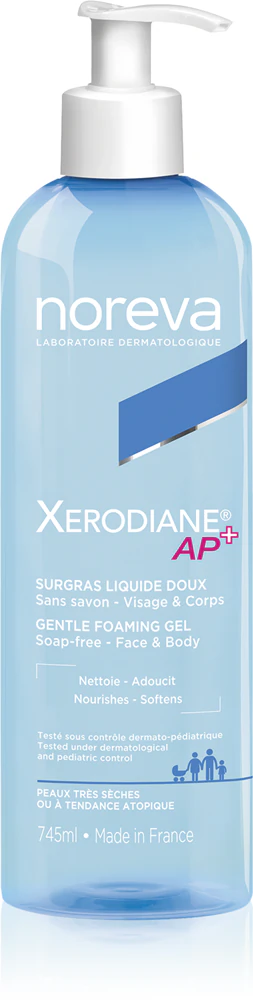 Noreva Xerodiane AP+ Gentle Foaming Gel gentle cleansing gel for face and body