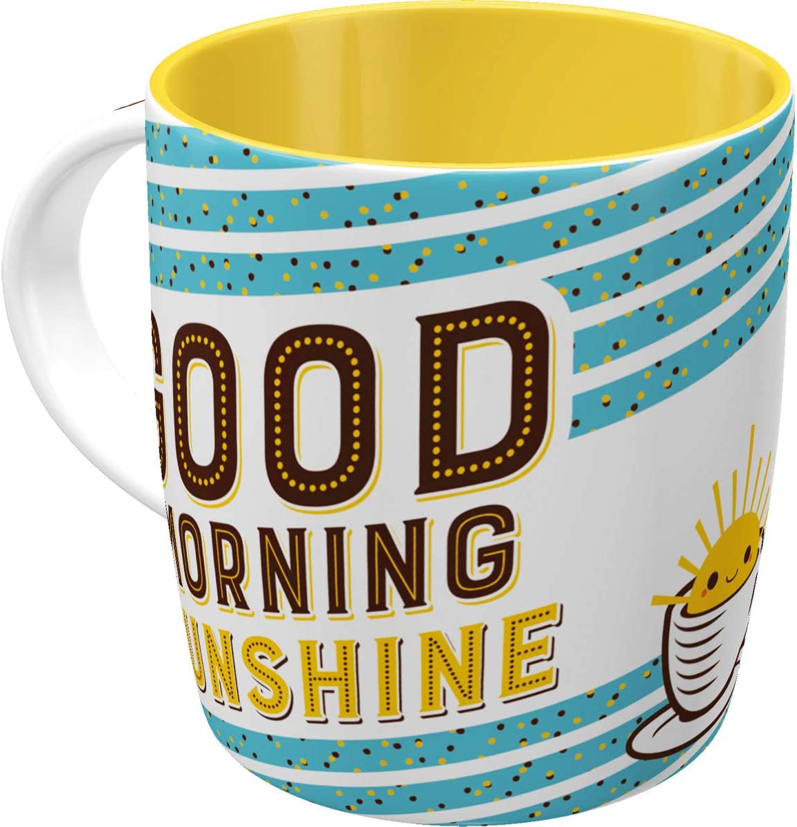 Nostalgic-Art 43028, Word Up Good Morning Mug, Ceramic, 8.5 x 8.5 x 9 cm