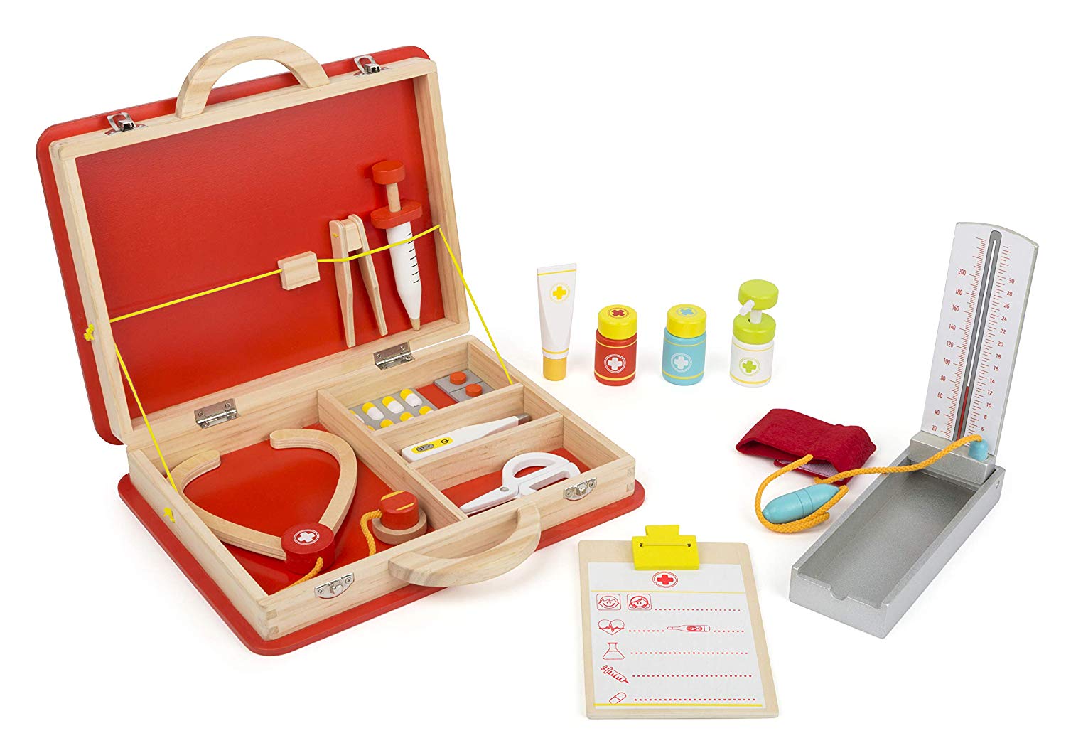 Small Foot by Legler Emergency Doctor Suitcase Wood