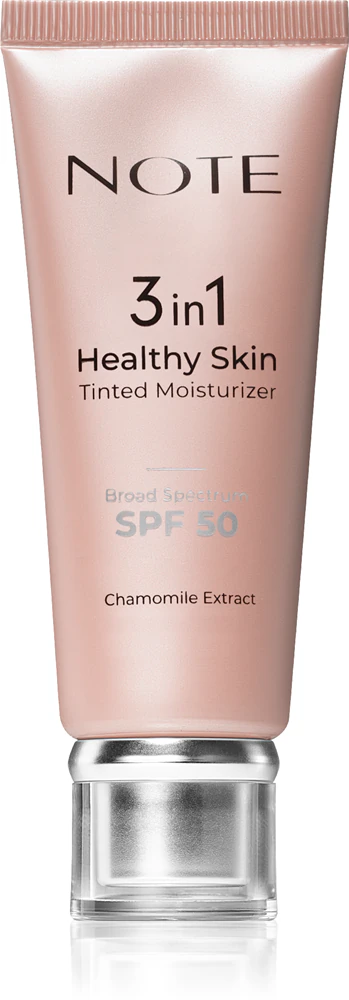 Note Cosmetique 3 in 1 Healthy Skin tinted moisturizer SPF 50