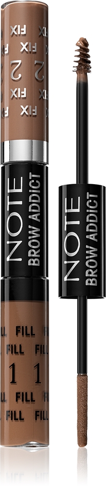 Note Cosmetique Brow Addict Gel for styling eyebrows