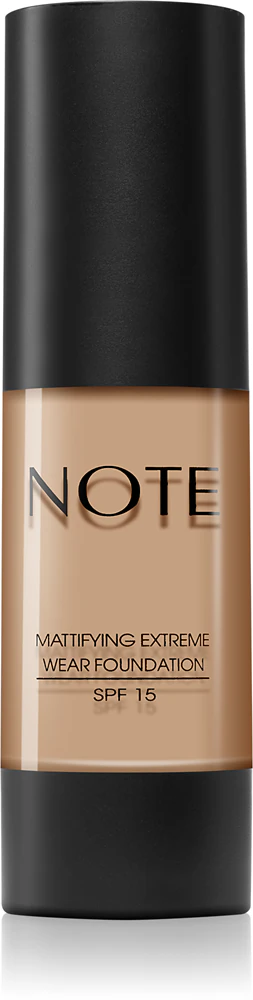 Note Cosmetique Mattifying Extreme Wear Foundation mattifying make-up 02 Natural Beige 30 ml