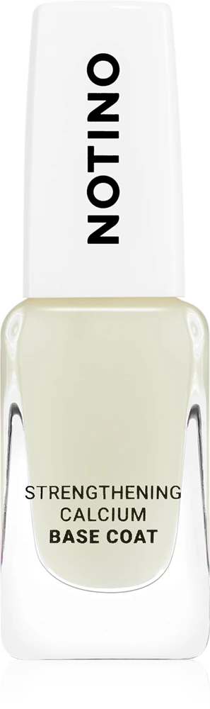 Notino Nail Care Strengthening Calcium Base Coat strengthening nail polish