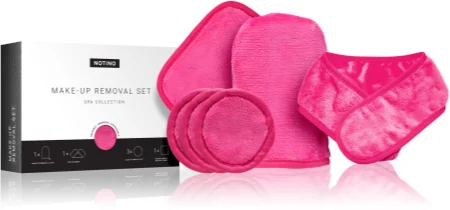 Notino Spa Collection Make-up removal set Make-up removal set made of microfibre pink