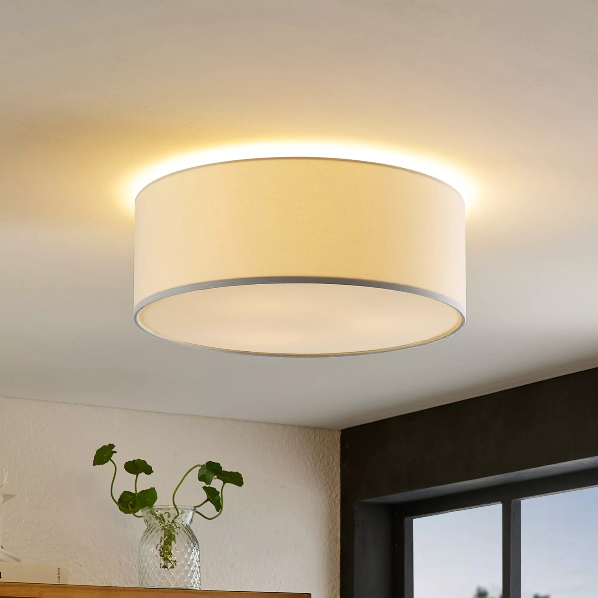 Novel ceiling light Ella 40/14 cm, White