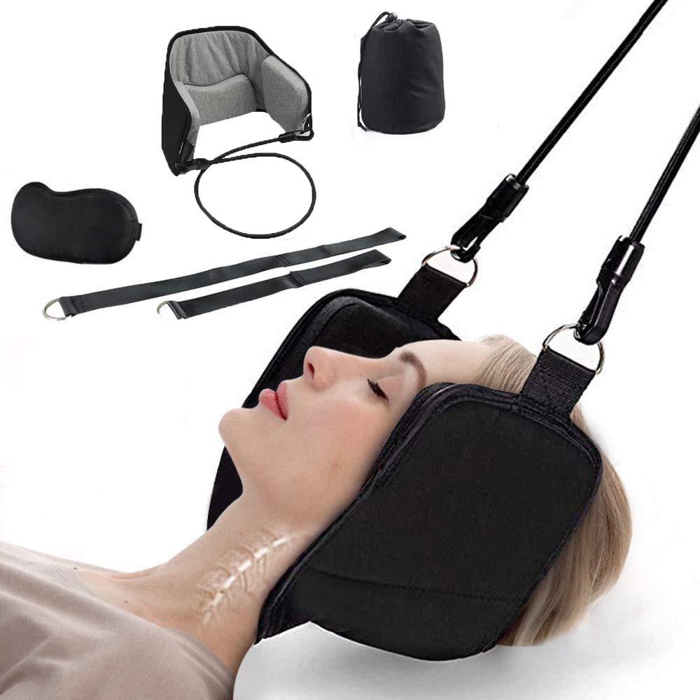 Rarurko Neck Relief Device, Neck Relief Device Relax Portable Neck Massager Pain Relief Neck Massager for Men Women