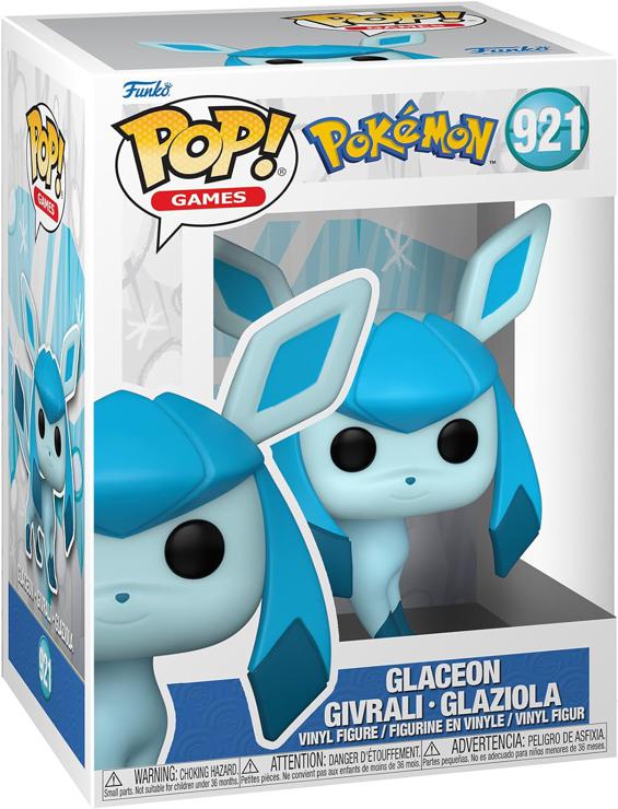 Funko Pop! Games: Pokemon - Glaceon - Glaziola - Vinyl Collectible Figure - Gift Idea - Official Merchandise - Toy for Children and Adults - Video Games Fans - Model Figure for Collectors