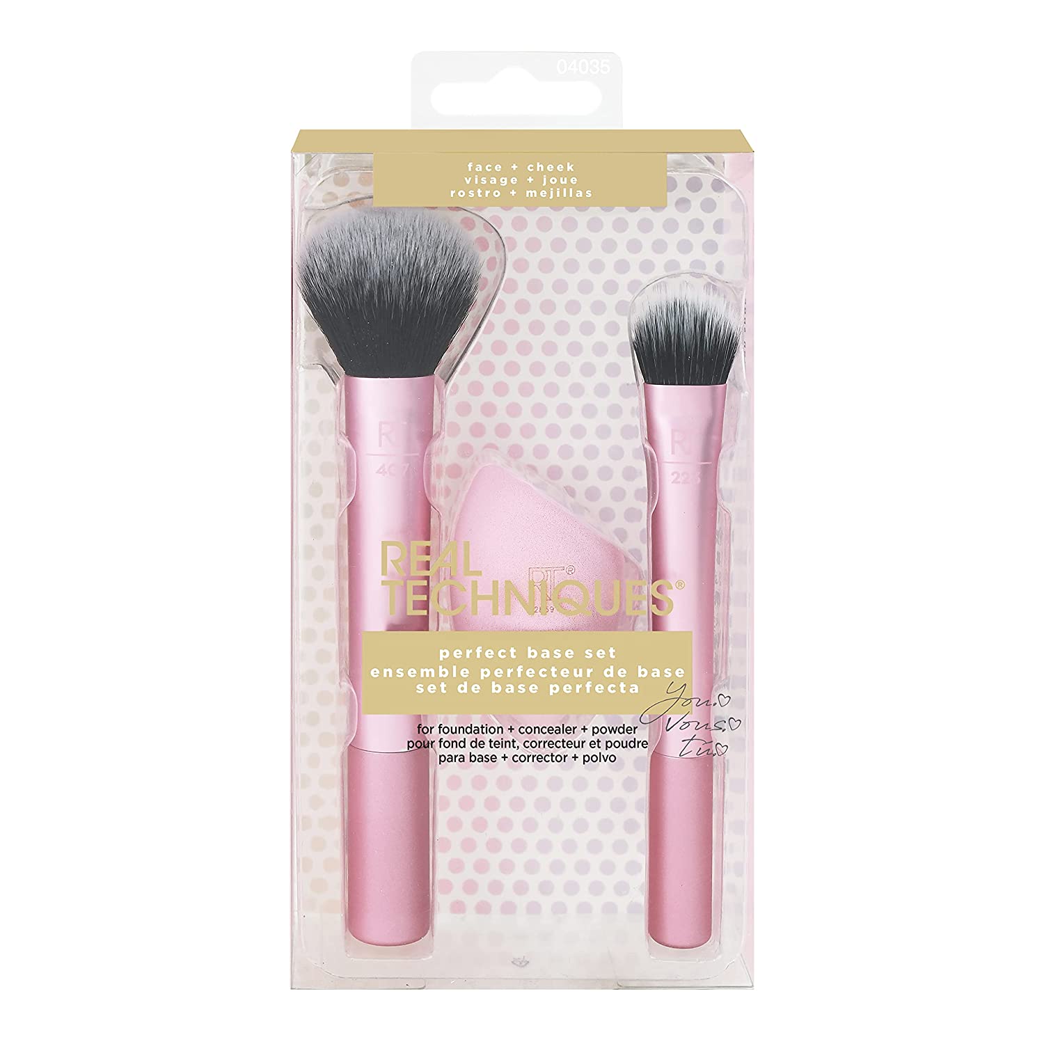Real Techniques Perfect Base Makeup Brush Set