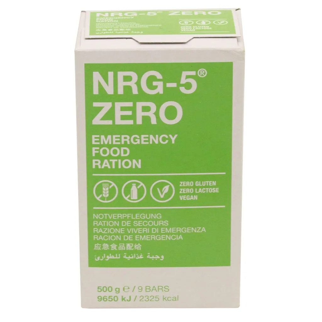 Katadyn NRG-5 ZERO - EMERGENCY PACKAGE - GLUTEN-FREE | 500 gram unit | Emergency Food - 15-year shelf life