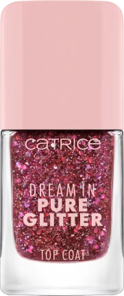 CATRICE Top Coat Dream in Pure Glitter 050 Sparkle Darling, 10.5 ml