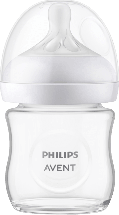 Philips Avent Baby bottle made of glass natural response white, from birth, 120ml, 1 st