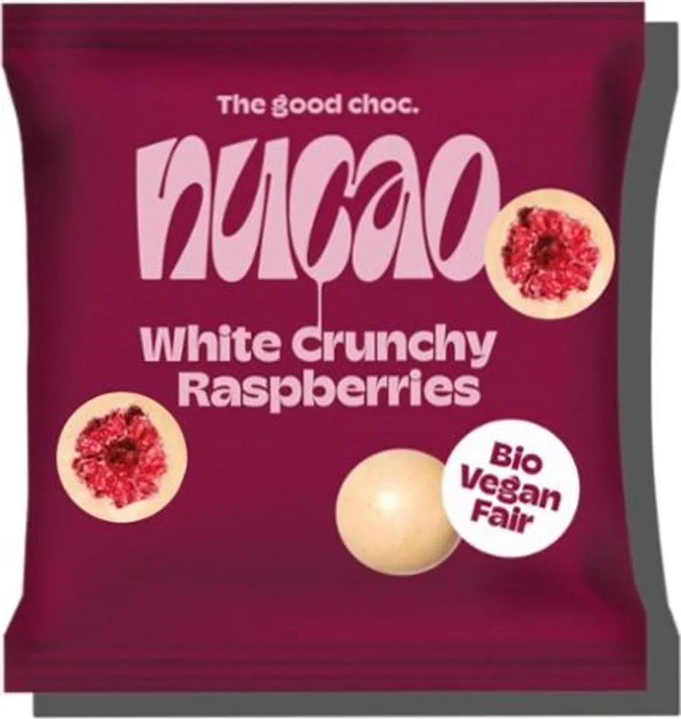 Nucano nucao Chocolate Fruits White Crunchy Raspberry 50g