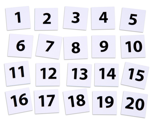 Betzold Number Tiles